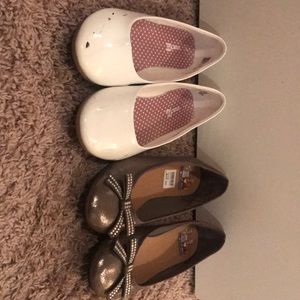 Cute gently worn girly flats